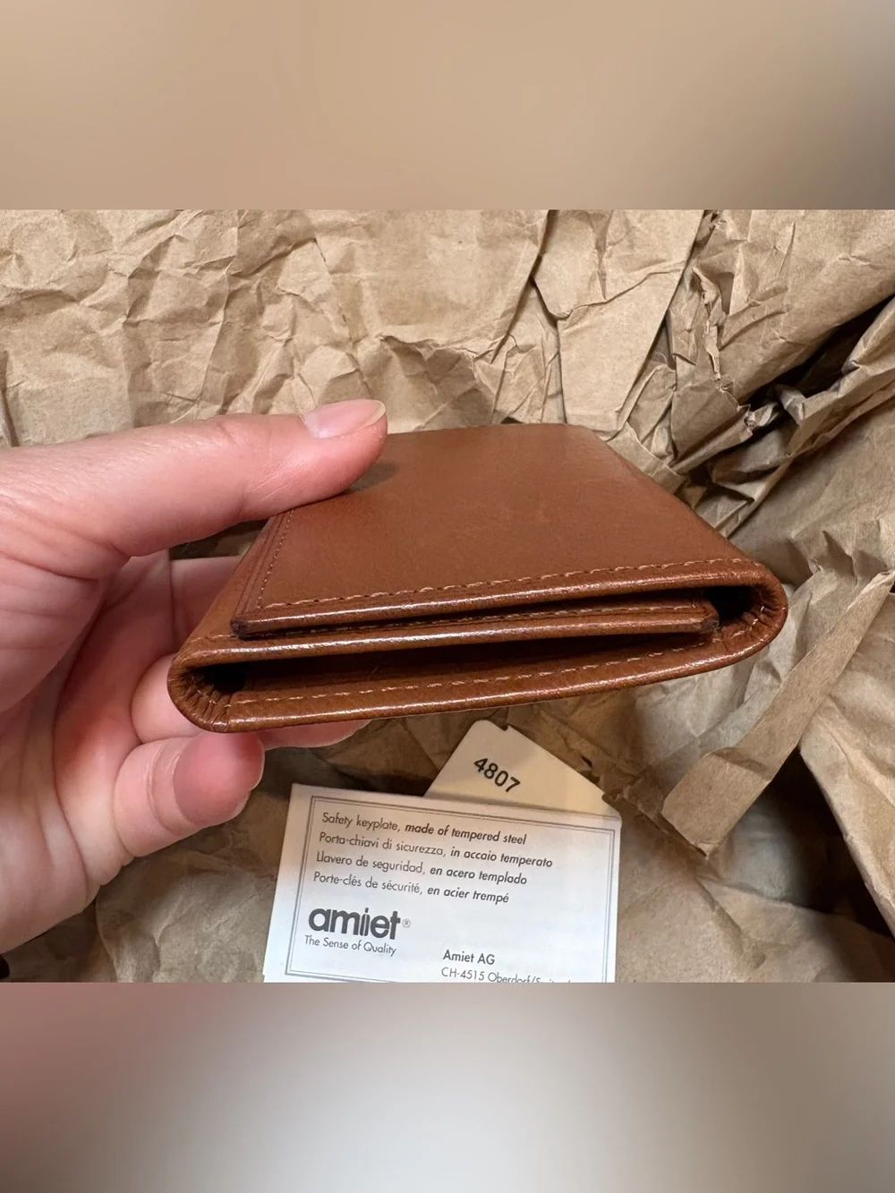 Coach authentic trifold